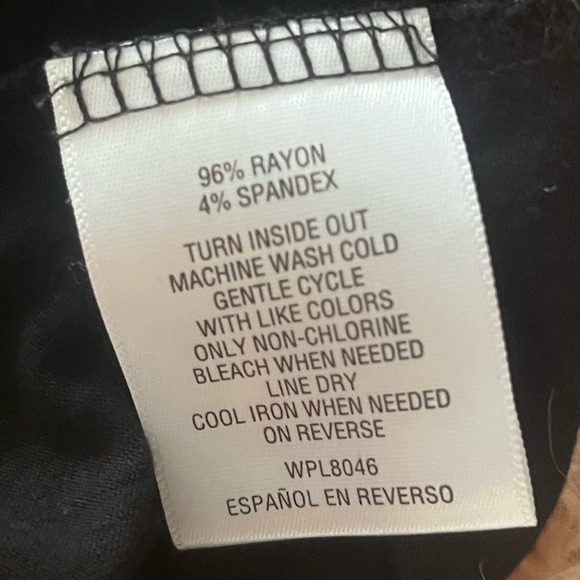 Thalia Sodi Black Tee with Gold and Pink Accents for Breast Cancer - Picture 4 of 4